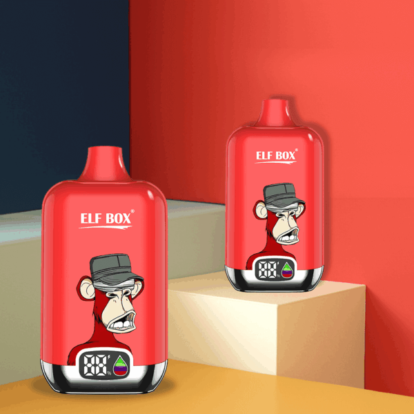 Buy Elf Box Digital 12000 Vape | 12000 Puffs | LED Display Vape Pen | 0.8Ω Mesh Coil | 25mL Salt Nic | Rechargeable Type-C | 13350 500mAh Battery | Lightweight 82g | 0–5% Nicotine | 20 Flavors