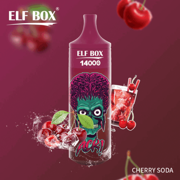 Shop Elf Box 14000 – 14,000 Puff Disposable Vape | 25mL Salt Nicotine | 0%-5% Nic Strength | 1.0Ω Mesh Coil | RGB Light Vape | 600mAh Battery | Type-C Charging | With Lanyard | 10 Flavors