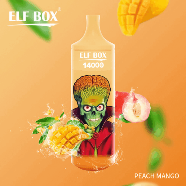 Shop Elf Box 14000 – 14,000 Puff Disposable Vape | 25mL Salt Nicotine | 0%-5% Nic Strength | 1.0Ω Mesh Coil | RGB Light Vape | 600mAh Battery | Type-C Charging | With Lanyard | 10 Flavors