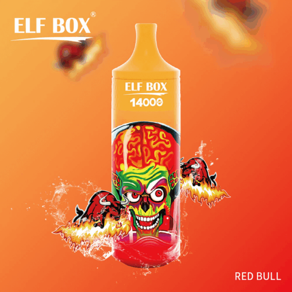 Shop Elf Box 14000 – 14,000 Puff Disposable Vape | 25mL Salt Nicotine | 0%-5% Nic Strength | 1.0Ω Mesh Coil | RGB Light Vape | 600mAh Battery | Type-C Charging | With Lanyard | 10 Flavors