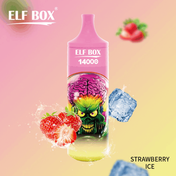 Shop Elf Box 14000 – 14,000 Puff Disposable Vape | 25mL Salt Nicotine | 0%-5% Nic Strength | 1.0Ω Mesh Coil | RGB Light Vape | 600mAh Battery | Type-C Charging | With Lanyard | 10 Flavors