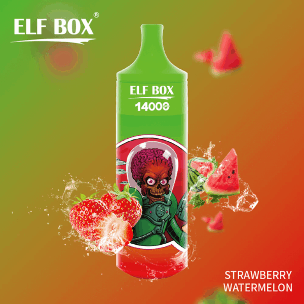 Shop Elf Box 14000 – 14,000 Puff Disposable Vape | 25mL Salt Nicotine | 0%-5% Nic Strength | 1.0Ω Mesh Coil | RGB Light Vape | 600mAh Battery | Type-C Charging | With Lanyard | 10 Flavors
