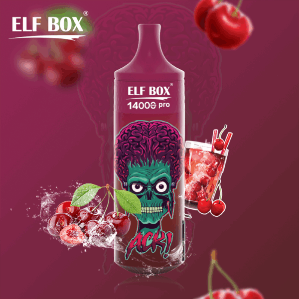 Shop ELF BOX RGB14000 Pro Vape – 14,000 Puff Disposable | LED Display | RGB Glow | 25mL Salt Nicotine | 0%-5% Strength | Mesh Coil 1.0Ω | 18250 600mAh Battery | Type-C Port | 12 Flavors
