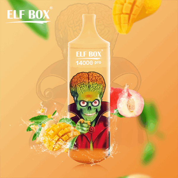 Shop ELF BOX RGB14000 Pro Vape – 14,000 Puff Disposable | LED Display | RGB Glow | 25mL Salt Nicotine | 0%-5% Strength | Mesh Coil 1.0Ω | 18250 600mAh Battery | Type-C Port | 12 Flavors
