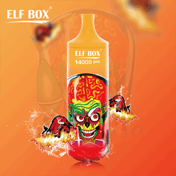 Shop ELF BOX RGB14000 Pro Vape – 14,000 Puff Disposable | LED Display | RGB Glow | 25mL Salt Nicotine | 0%-5% Strength | Mesh Coil 1.0Ω | 18250 600mAh Battery | Type-C Port | 12 Flavors