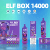 Shop ELF BOX RGB14000 Pro Vape – 14,000 Puff Disposable | LED Display | RGB Glow | 25mL Salt Nicotine | 0%-5% Strength | Mesh Coil 1.0Ω | 18250 600mAh Battery | Type-C Port | 12 Flavors