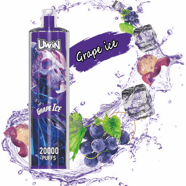 Buy Uwin Shisha Hookah Crystal 20000 Vape | Mesh Coil | 20,000 Puffs | Direct-to-Lung | Type-C Rechargeable | LED Indicator | 0-5% Nicotine