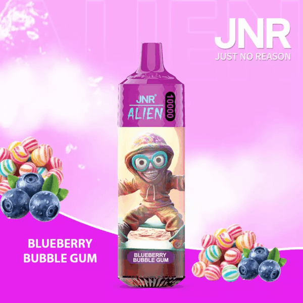 JNR Alien 10000 Disposable Vape | 10,000 Puffs | 2% / 5% Nicotine | 20ml E-Liquid | 850mAh Rechargeable | Adjustable Airflow | RGB Lighting | Mesh Coil Technology