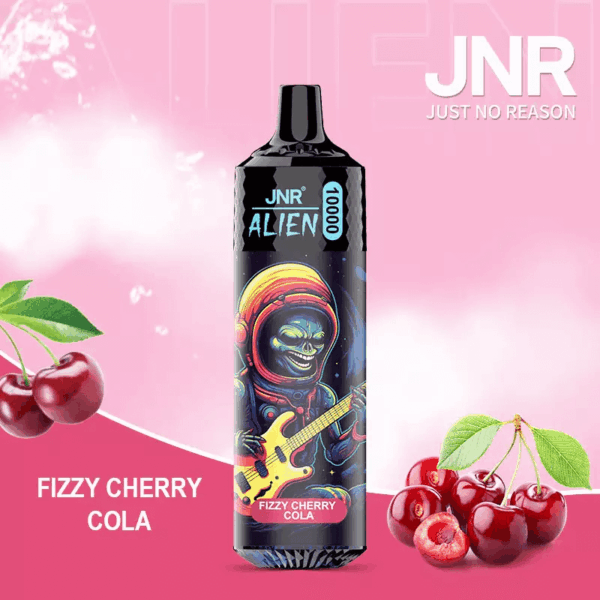JNR Alien 10000 Disposable Vape | 10,000 Puffs | 2% / 5% Nicotine | 20ml E-Liquid | 850mAh Rechargeable | Adjustable Airflow | RGB Lighting | Mesh Coil Technology