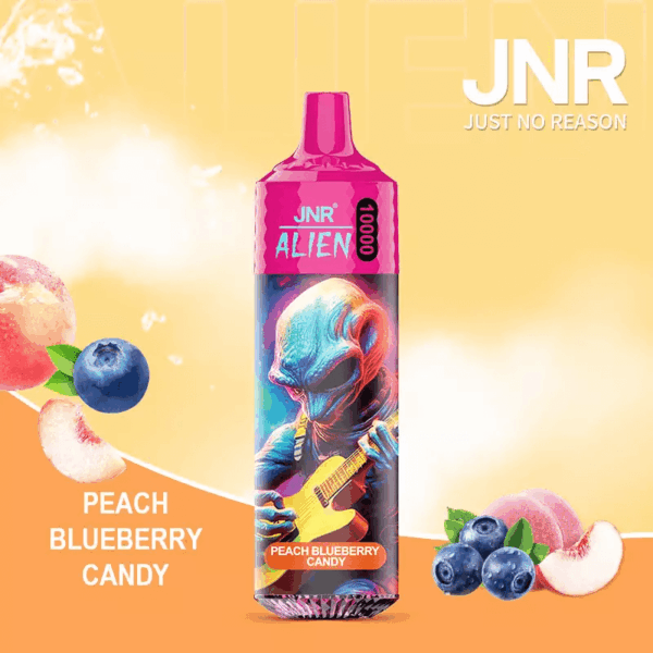 JNR Alien 10000 Disposable Vape | 10,000 Puffs | 2% / 5% Nicotine | 20ml E-Liquid | 850mAh Rechargeable | Adjustable Airflow | RGB Lighting | Mesh Coil Technology