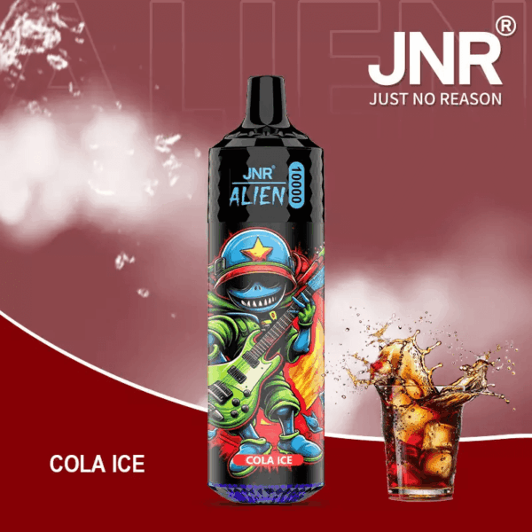 JNR Alien 10000 Disposable Vape | 10,000 Puffs | 2% / 5% Nicotine | 20ml E-Liquid | 850mAh Rechargeable | Adjustable Airflow | RGB Lighting | Mesh Coil Technology
