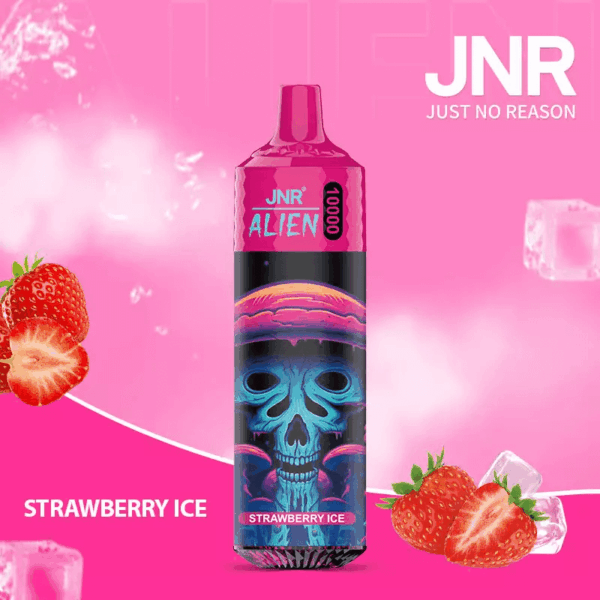 JNR Alien 10000 Disposable Vape | 10,000 Puffs | 2% / 5% Nicotine | 20ml E-Liquid | 850mAh Rechargeable | Adjustable Airflow | RGB Lighting | Mesh Coil Technology