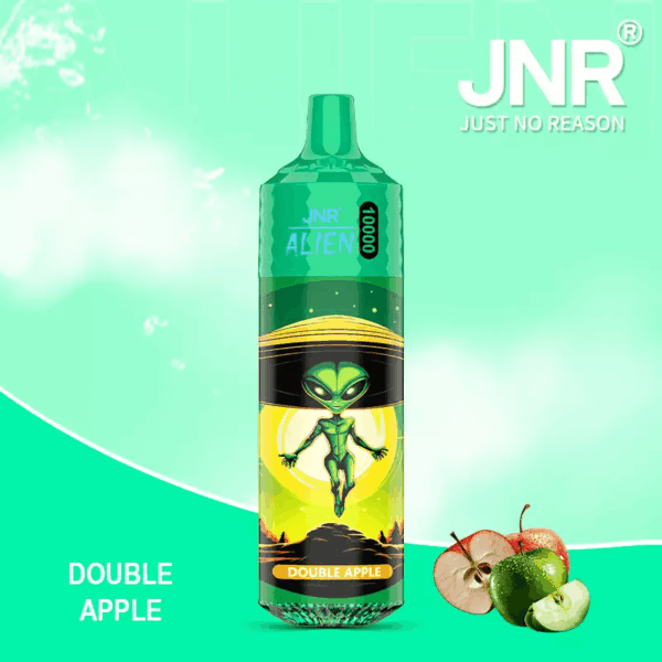 JNR Alien 10000 Disposable Vape | 10,000 Puffs | 2% / 5% Nicotine | 20ml E-Liquid | 850mAh Rechargeable | Adjustable Airflow | RGB Lighting | Mesh Coil Technology