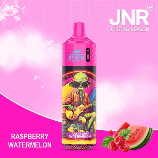 JNR Alien 10000 Disposable Vape | 10,000 Puffs | 2% / 5% Nicotine | 20ml E-Liquid | 850mAh Rechargeable | Adjustable Airflow | RGB Lighting | Mesh Coil Technology
