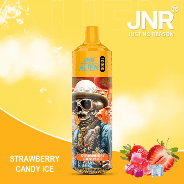 JNR Alien 10000 Disposable Vape | 10,000 Puffs | 2% / 5% Nicotine | 20ml E-Liquid | 850mAh Rechargeable | Adjustable Airflow | RGB Lighting | Mesh Coil Technology