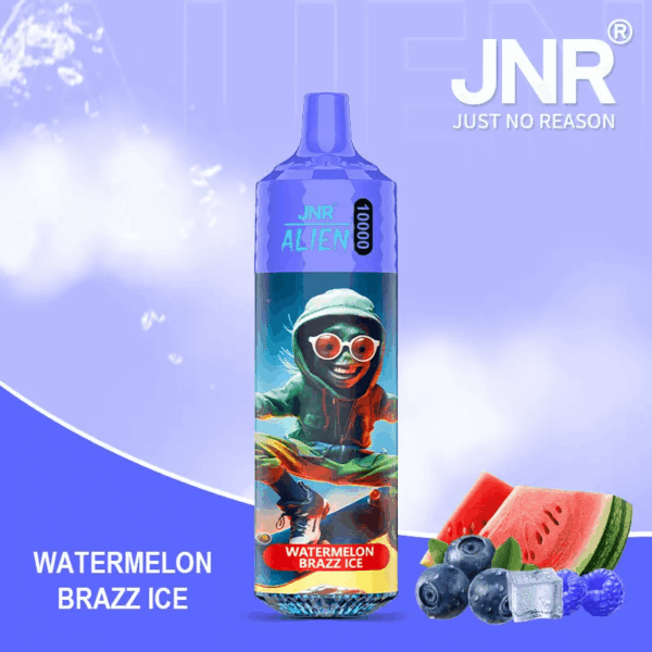 JNR Alien 10000 Disposable Vape | 10,000 Puffs | 2% / 5% Nicotine | 20ml E-Liquid | 850mAh Rechargeable | Adjustable Airflow | RGB Lighting | Mesh Coil Technology