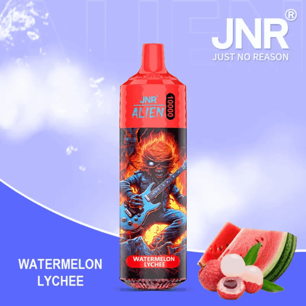 JNR Alien 10000 Disposable Vape | 10,000 Puffs | 2% / 5% Nicotine | 20ml E-Liquid | 850mAh Rechargeable | Adjustable Airflow | RGB Lighting | Mesh Coil Technology