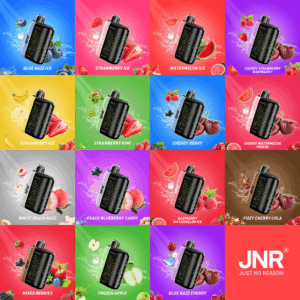 JNR Plus X 26000 Disposable Vape | 26,000 Puffs | 2% Nicotine | Dual Mesh Coil | 28ml E-Liquid | 850mAh Rechargeable | 3D Curved Screen | Type-C Charging