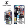 Shop UZY Crystal Twin 50K Vape – 50000 Puffs | Dual Mesh Coil | 40mL Salt Nicotine | LED Smart Display | Dual Flavor Switch Vape | 0-5% Nicotine | 850mAh Type-C Rechargeable Vape | Stylish Crystal Body