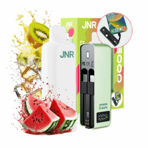 Buy JNR Power Mate 30000 Vape | 30K Puffs | 2% Nicotine | Built-in 5000mAh Power Bank | 19ml Capacity | Dual Mesh Coil | Smart Display | Type-C Charging