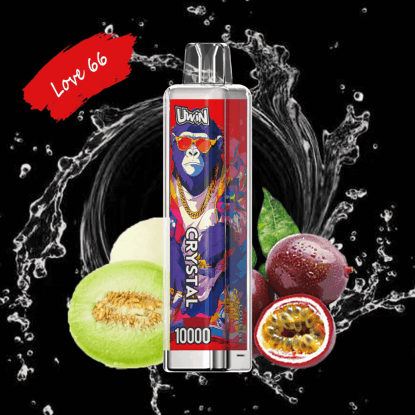 Shop Uwin Crystal 10000 Vape – 10K Puffs | 18ml E-liquid | Rechargeable 650mAh | Mesh Coil | RGB Lights | Type-C Port | 0-5% Nicotine