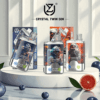 Buy UZY Crystal Twin 50000 | Dual Flavor Vape | 50K Puffs | 40mL Salt Nic | Type-C Fast Charging | 850mAh Rechargeable Battery | LED Screen | Mesh Coil Clouds | Sleek Crystal Shell