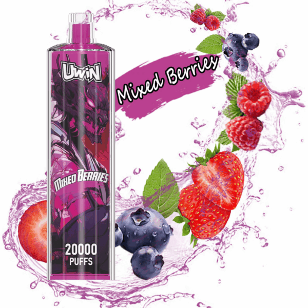 Buy Uwin Shisha Hookah Crystal 20000 Vape | Mesh Coil | 20,000 Puffs | Direct-to-Lung | Type-C Rechargeable | LED Indicator | 0-5% Nicotine