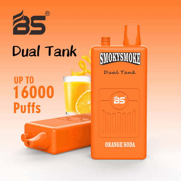 Buy BS SMOKYSMOKE 16000 Disposable Vape – 36mL | 16000 Puffs | Dual Tank | Mesh Coil | 2% 5% Nicotine | Type-C Charging | 22 Flavors