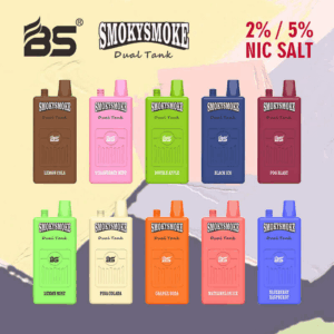 BS SMOKYSMOKE 16000 Vape | Dual Tank | 36mL | 16K Puffs | 2%/5% Nicotine | Mesh Coil | Type-C Recharge | 650mAh Battery | Disposable Vape