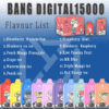 Shop UZY Bang Digital 15000 Vape – 15,000 Puffs | LED Display | 0-5% Nicotine Salt | 20mL Prefilled Tank | Rechargeable 850mAh Battery | Type-C Fast Charging | Mesh Coil Vapor | Disposable Vape Pen