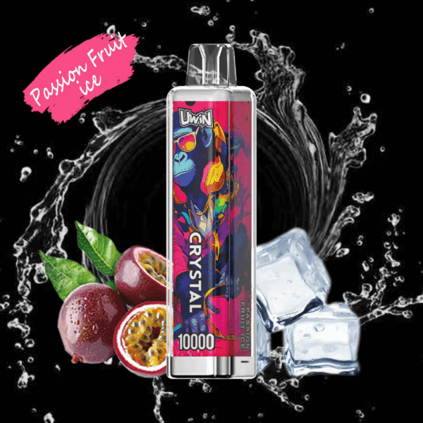 Shop Uwin Crystal 10000 Vape – 10K Puffs | 18ml E-liquid | Rechargeable 650mAh | Mesh Coil | RGB Lights | Type-C Port | 0-5% Nicotine