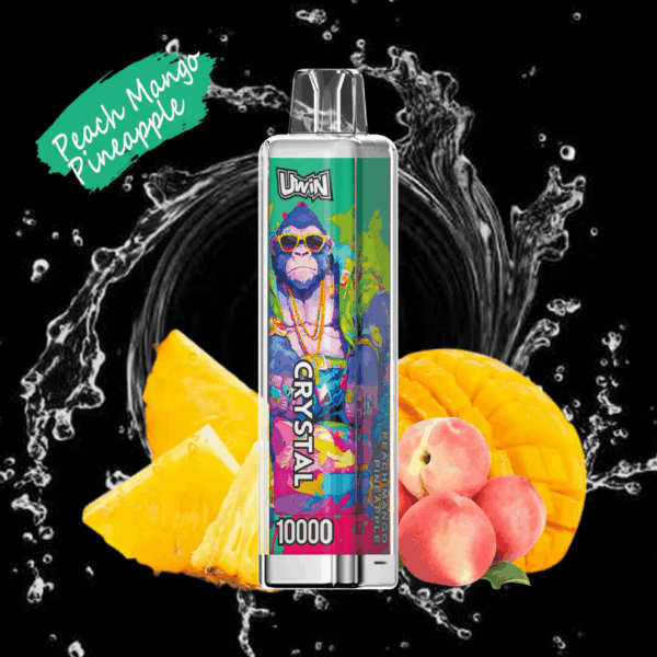Shop Uwin Crystal 10000 Vape – 10K Puffs | 18ml E-liquid | Rechargeable 650mAh | Mesh Coil | RGB Lights | Type-C Port | 0-5% Nicotine