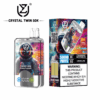 Shop UZY Crystal Twin 50K Vape – 50000 Puffs | Dual Mesh Coil | 40mL Salt Nicotine | LED Smart Display | Dual Flavor Switch Vape | 0-5% Nicotine | 850mAh Type-C Rechargeable Vape | Stylish Crystal Body