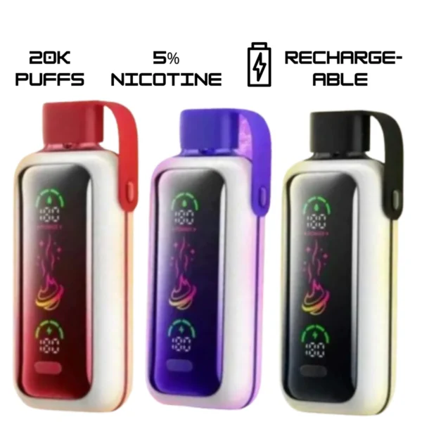 Buy Vozol Star 20K Vape | 20K Puffs | 5% Nicotine | Dual Mode Eco & Power | 650mAh Battery | Mirror Screen | Dual Mesh Coil | Type-C Charging | Disposable Vape Pen