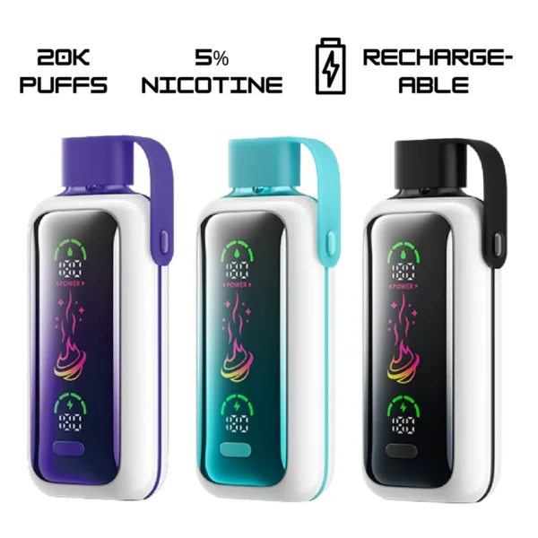 Buy Vozol Star 20K Vape | 20K Puffs | 5% Nicotine | Dual Mode Eco & Power | 650mAh Battery | Mirror Screen | Dual Mesh Coil | Type-C Charging | Disposable Vape Pen
