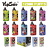 VapSolo Viking 12000 Disposable Vape | 12,000 Puffs | 22mL E-liquid | 2%-5% Nicotine | 650mAh Battery | Adjustable Airflow | Mesh Coil 1.0Ω | LCD Display | Type-C Rechargeable | 15 Flavor Options