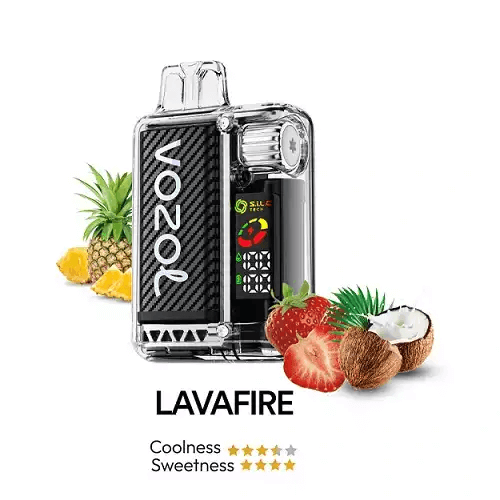Buy Vozol 20K Vape | 20K Puffs | 5% Nicotine | OLED Display | Adjustable Wattage | 650mAh Battery | Dual Mesh Coil | Fast Type-C Charging | Reusable Vape Pen