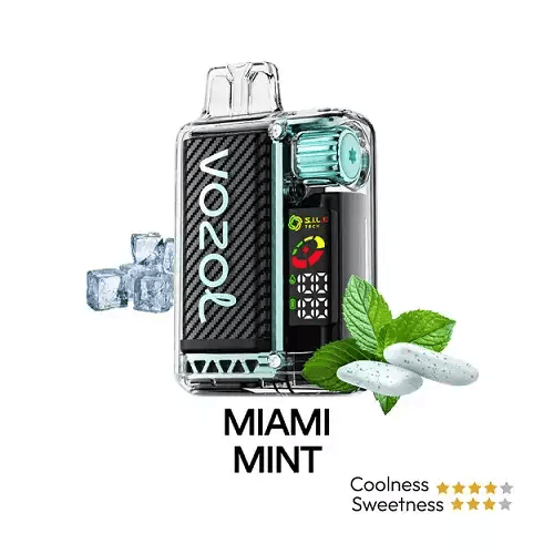 Buy Vozol 20K Vape | 20K Puffs | 5% Nicotine | OLED Display | Adjustable Wattage | 650mAh Battery | Dual Mesh Coil | Fast Type-C Charging | Reusable Vape Pen