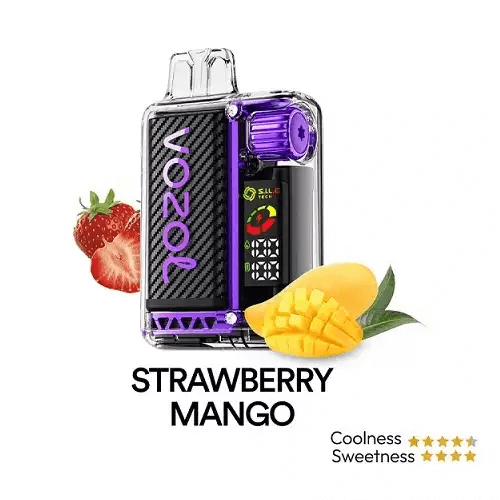 Buy Vozol 20K Vape | 20K Puffs | 5% Nicotine | OLED Display | Adjustable Wattage | 650mAh Battery | Dual Mesh Coil | Fast Type-C Charging | Reusable Vape Pen