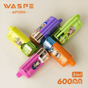 Buy WASPE 60000 Vape | Triple Flavor System | 60K Puffs | 54mL Salt Nic | Triple Mesh Coil | LED Display | Type-C Charging | 0%-5% Nicotine | 650mAh Battery | Disposable Vape Pen