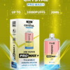 WGA, Vape, 10000 Puffs, Crystal Pro Max Extra, 2% Nic Salt, Type-C, Mesh Coil, Rechargeable, Disposable Vape