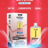 WGA, Vape, 10000 Puffs, Crystal Pro Max Extra, 2% Nic Salt, Type-C, Mesh Coil, Rechargeable, Disposable Vape