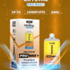 WGA, Vape, 10000 Puffs, Crystal Pro Max Extra, 2% Nic Salt, Type-C, Mesh Coil, Rechargeable, Disposable Vape