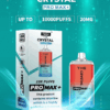 WGA, Vape, 10000 Puffs, Crystal Pro Max Extra, 2% Nic Salt, Type-C, Mesh Coil, Rechargeable, Disposable Vape