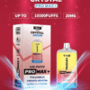 WGA, Vape, 10000 Puffs, Crystal Pro Max Extra, 2% Nic Salt, Type-C, Mesh Coil, Rechargeable, Disposable Vape