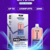 WGA, Vape, 10000 Puffs, Crystal Pro Max Extra, 2% Nic Salt, Type-C, Mesh Coil, Rechargeable, Disposable Vape