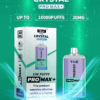 WGA, Vape, 10000 Puffs, Crystal Pro Max Extra, 2% Nic Salt, Type-C, Mesh Coil, Rechargeable, Disposable Vape