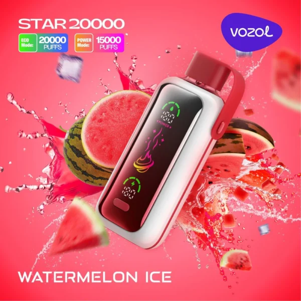 Buy Vozol Star 20K Vape | 20K Puffs | 5% Nicotine | Dual Mode Eco & Power | 650mAh Battery | Mirror Screen | Dual Mesh Coil | Type-C Charging | Disposable Vape Pen