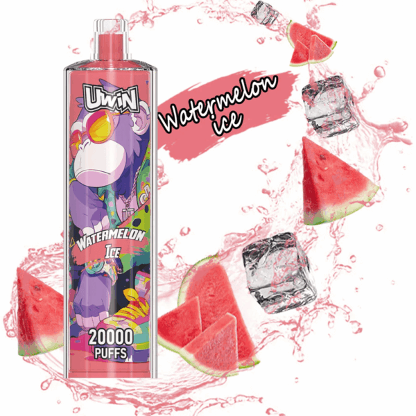 Buy Uwin Shisha Hookah Crystal 20000 Vape | Mesh Coil | 20,000 Puffs | Direct-to-Lung | Type-C Rechargeable | LED Indicator | 0-5% Nicotine