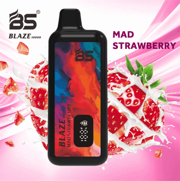 BS BLAZE 10000 | Breze Stiik Disposable Vape | 18ml E-liquid | 10000 Puffs | Mesh Coil 1.2Ω | 650mAh Battery | Type-C Charging | 2% 5% Nicotine